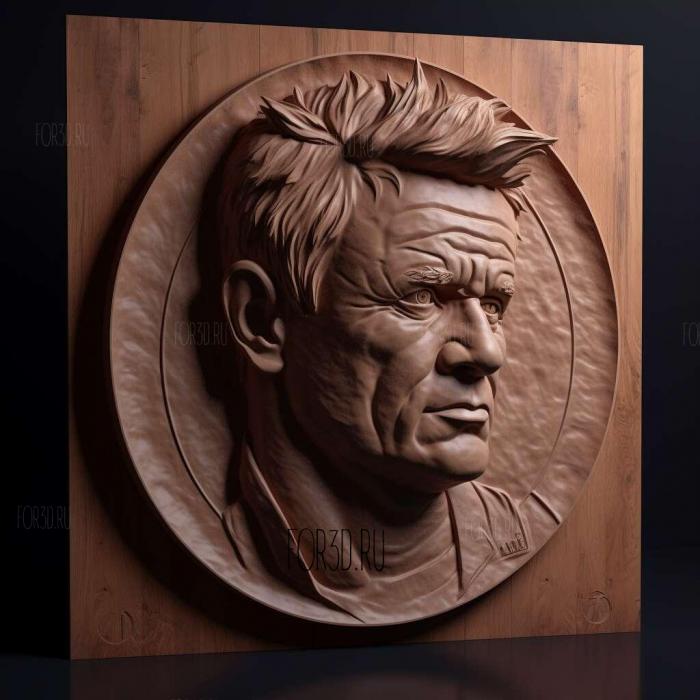 gordon ramsay 4 stl model for CNC